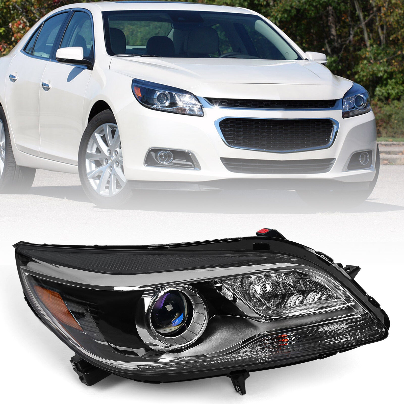2013 passenger, 2015 for Chevrolet Malibu HID xenon headlights