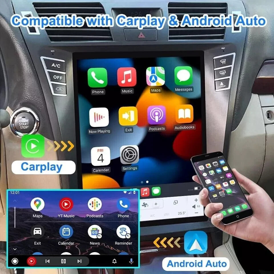 12.1 Android Navigation Car Gps for Tesla Style for Lexus Ls460 Ls600h 09~12 Radio