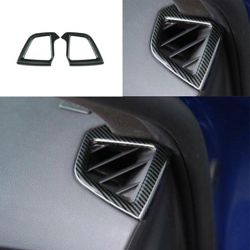 for Cadillac CT5 2020-24 Carbon Steel Inner Dashboard LR Air Outlet Vent Covers