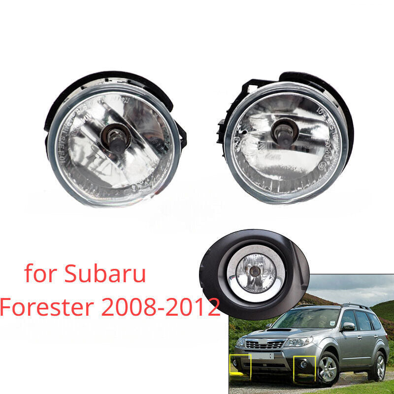 1 Set for Subaru Forester 2008-2012 Front Clear Fog Lamp Fog Lamp Cover Trim