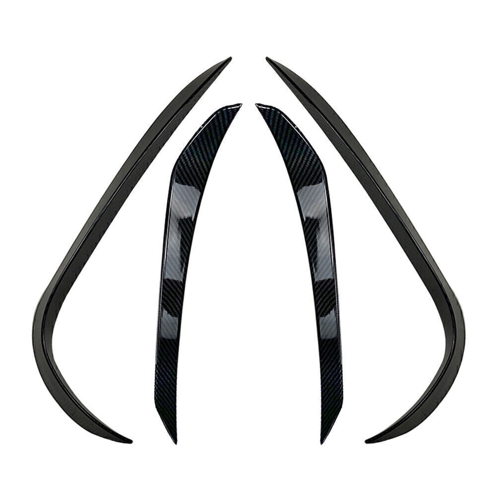 4pcs Front Bumper Lip Splitter Spoiler Carbon Fiber for Benz GLB X247 2020 2021