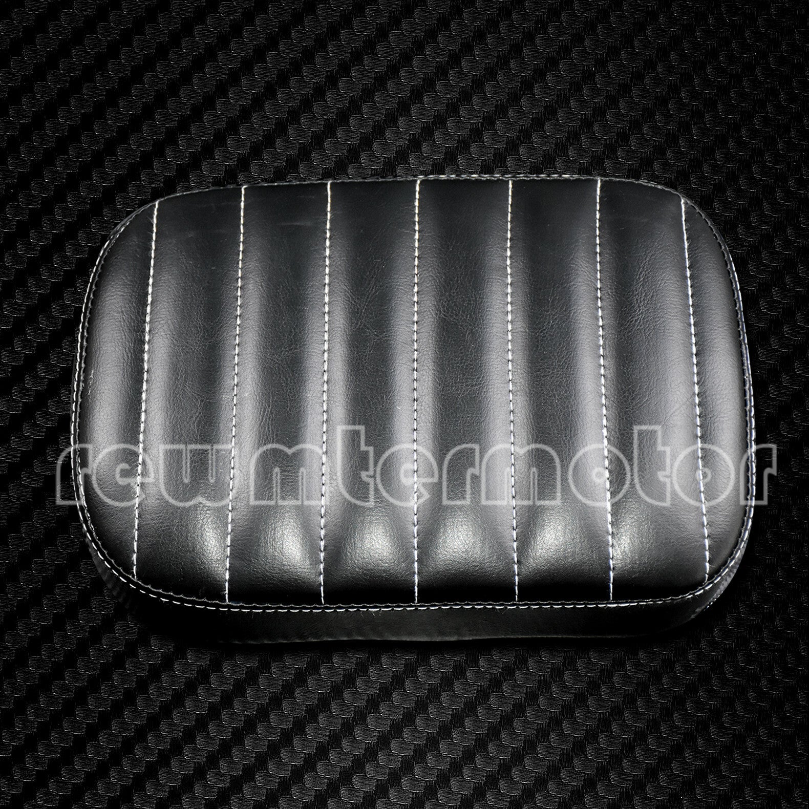 Universal Stripe Rear Passenger for Seat Pad 8 Suction Caps Fit for Harley Chopper