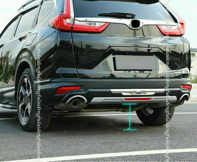 Rear Bumper Diffuser Splitter Spoiler Board Guard for Honda CR-V CRV 2017-2019