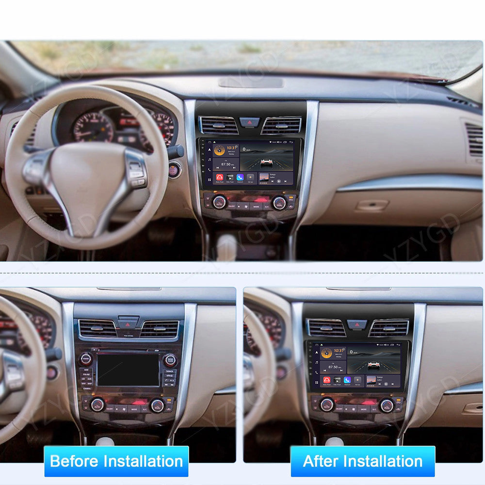 for Nissan for Altima 2013-2018 2+32GB CarPlay Car Radio Android 14 GPS Navi Screen