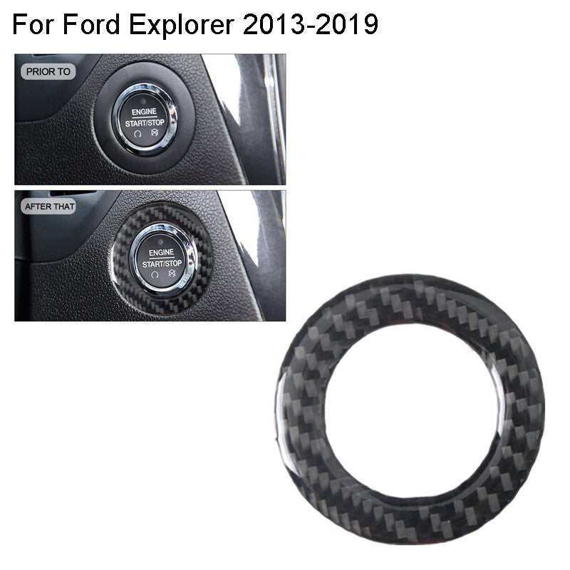 KeyHole Cover Trim Engine Start Stop Cover Trim Interior Frame for Ford Explorer