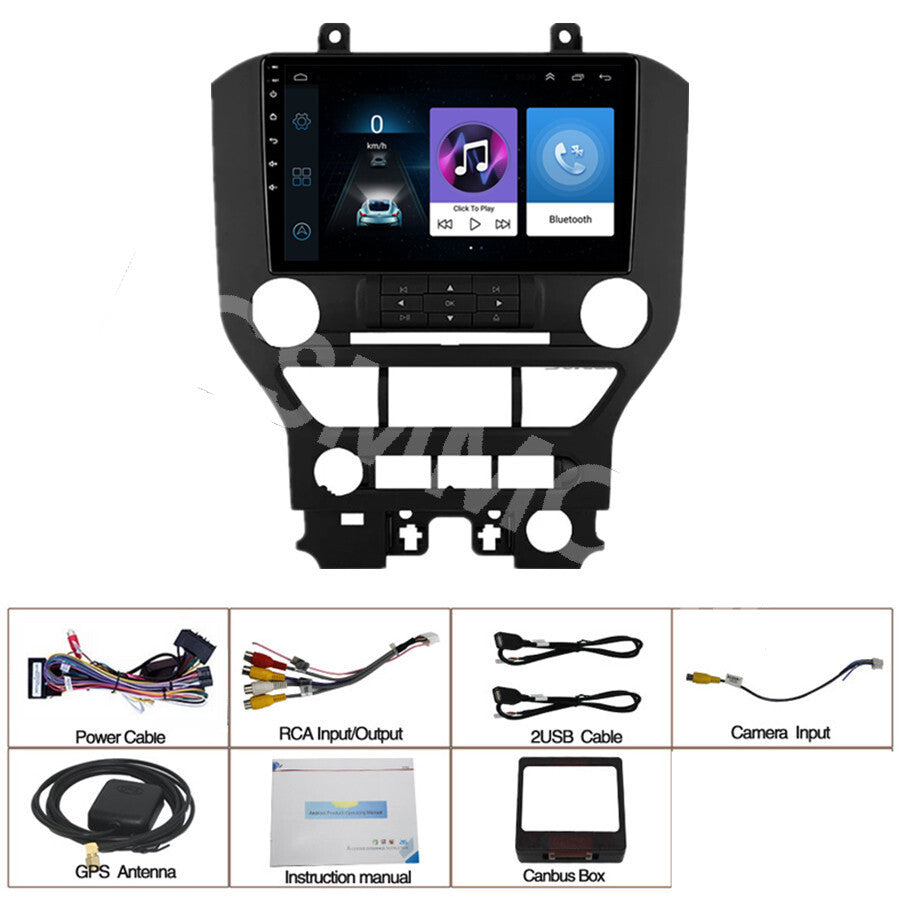 Fit For 2015-2021 for Ford for Mustang 9 Android 13 Car Stereo Radio For Apple Carplay