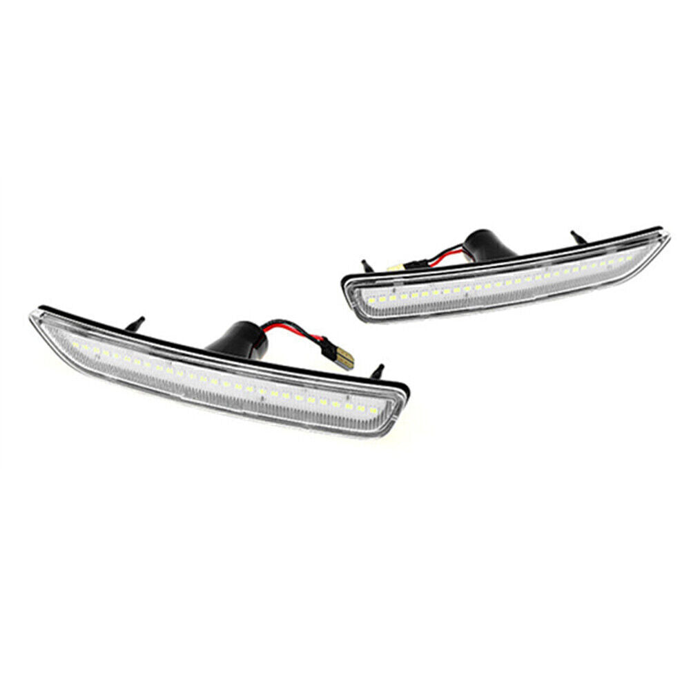 For 2010-2014 2013 2012 2011 for Ford for Mustang 2x Car LED Front Side Marker Lights