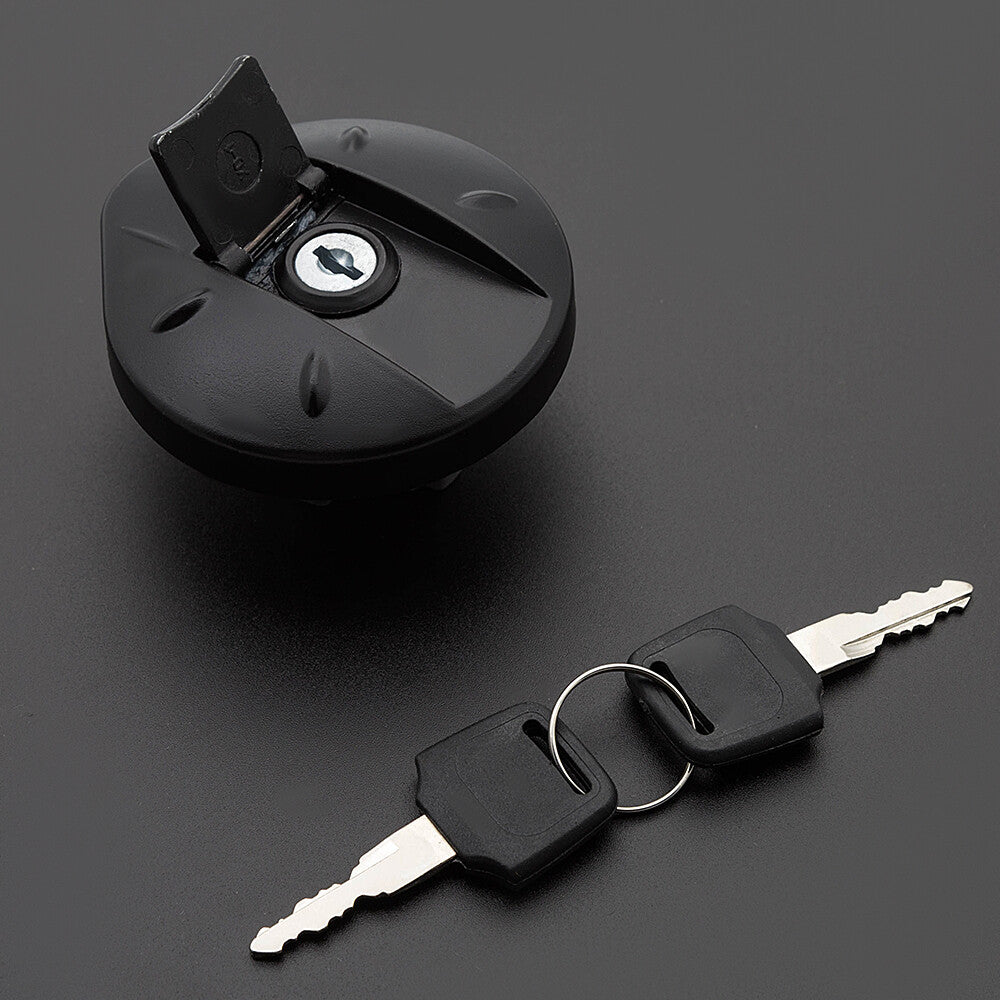 Fuel tank cap lock with 2 buttons, suitable for Yamaha XT660R and XT660X models (2004-2010, 2011-).