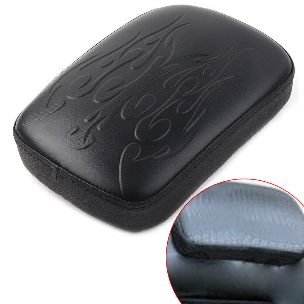 Rear Passenger Cushion 8 Suction Cups Pillion for Seat for Harley Bobber Sportster