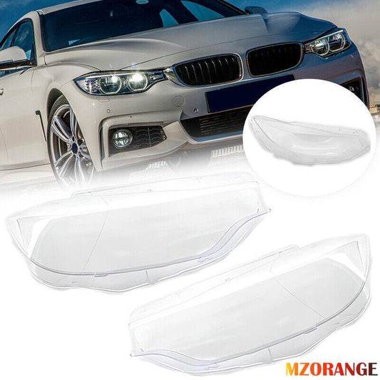 2¡Á F¨¹r for BMW 4er F32 F33 F36 M4 F82 2013-2020 Scheinwerferglas Linse Links+Rechts