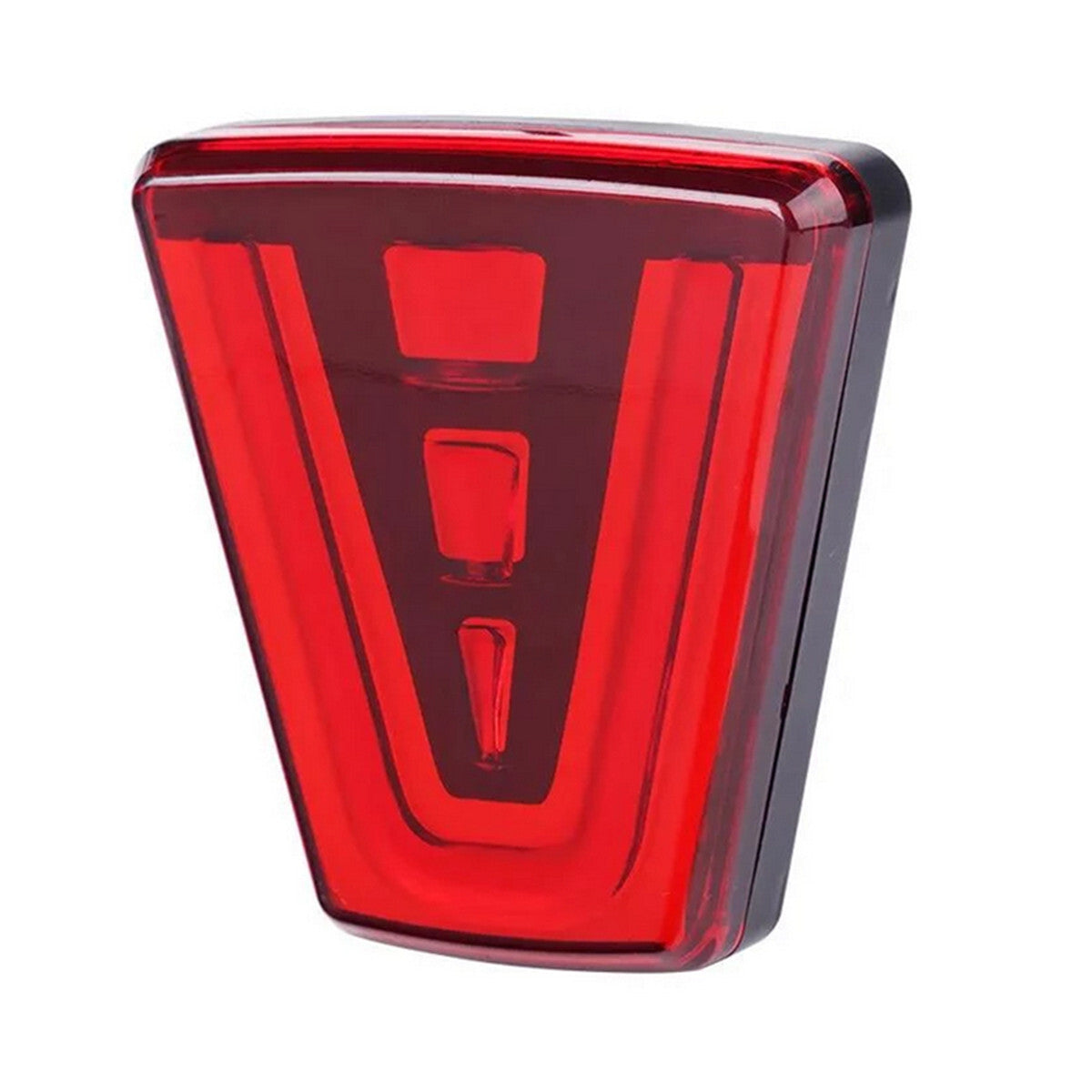 LED Car Rear Bumper Foglight Brake Tail Lights Red Lens Indicator Light F1 Style