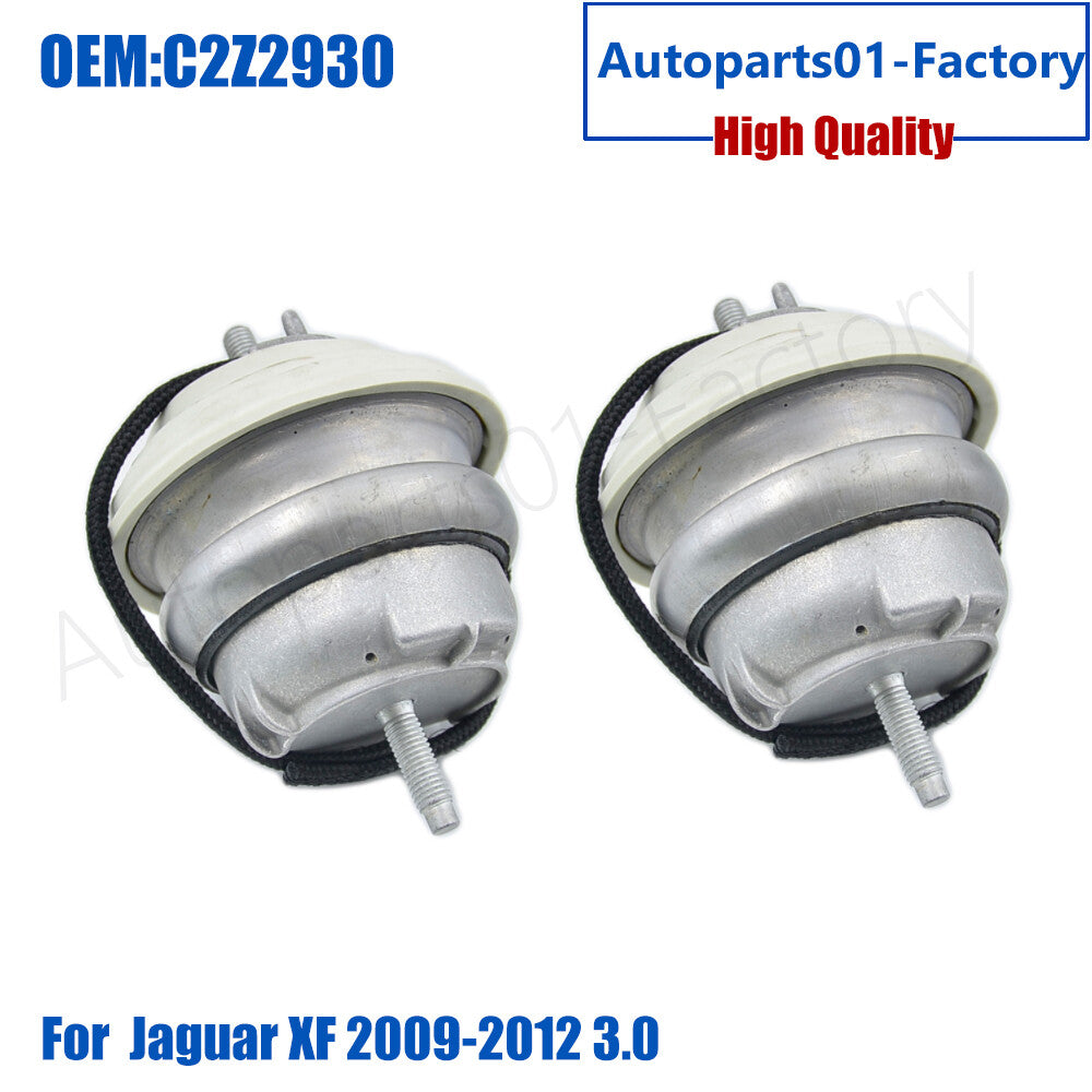 1Pair Engine Motor Mount Front Left + Right Fit for Jaguar XF 2009-2012 3.0