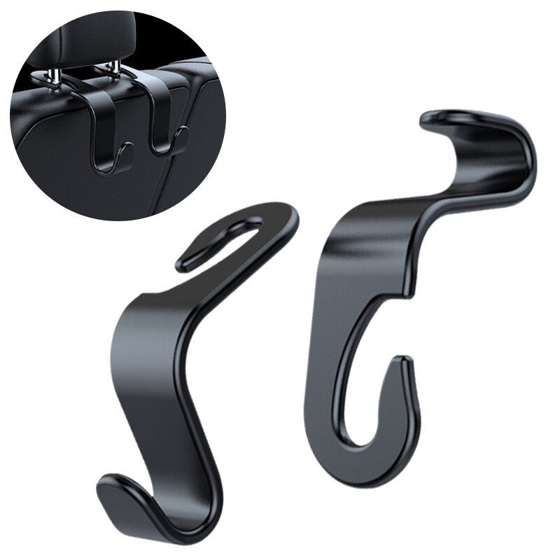 2 Packs Car for Seat Front Back Headrest Hooks Truck Coat Purse Bag Hanger Holder
