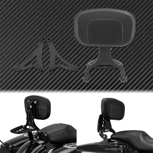 Adjustable Driver  Passenger Backrest Fit For Indian Hard Bag Chieftain 15-19
