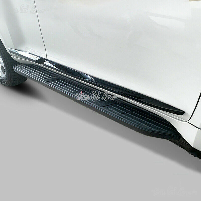 Piano black Outside Door Body Side Molding Trim 2018-2021 for Toyota Prado FJ150
