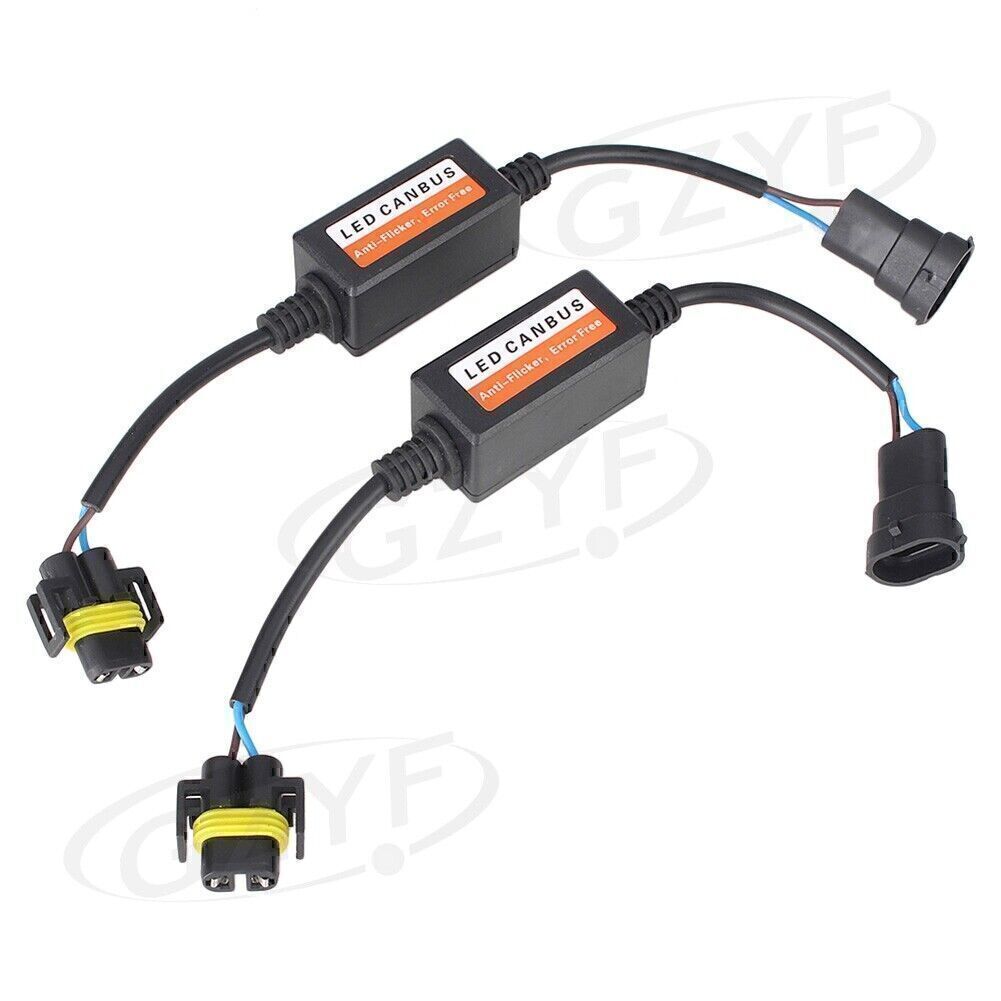 H11 LED Headlight Light Canbus Load Resistor Decoder Error Free Anti Flicker Car