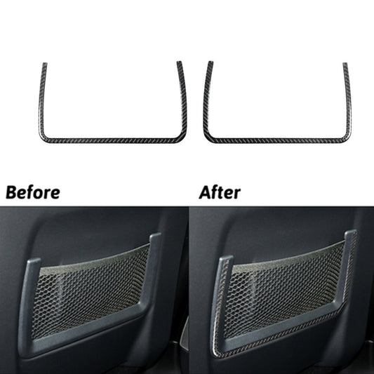 Carbon Fibre for Seat Storage Frame Cover Trim For Land for Range Rover Sport 2014-2017