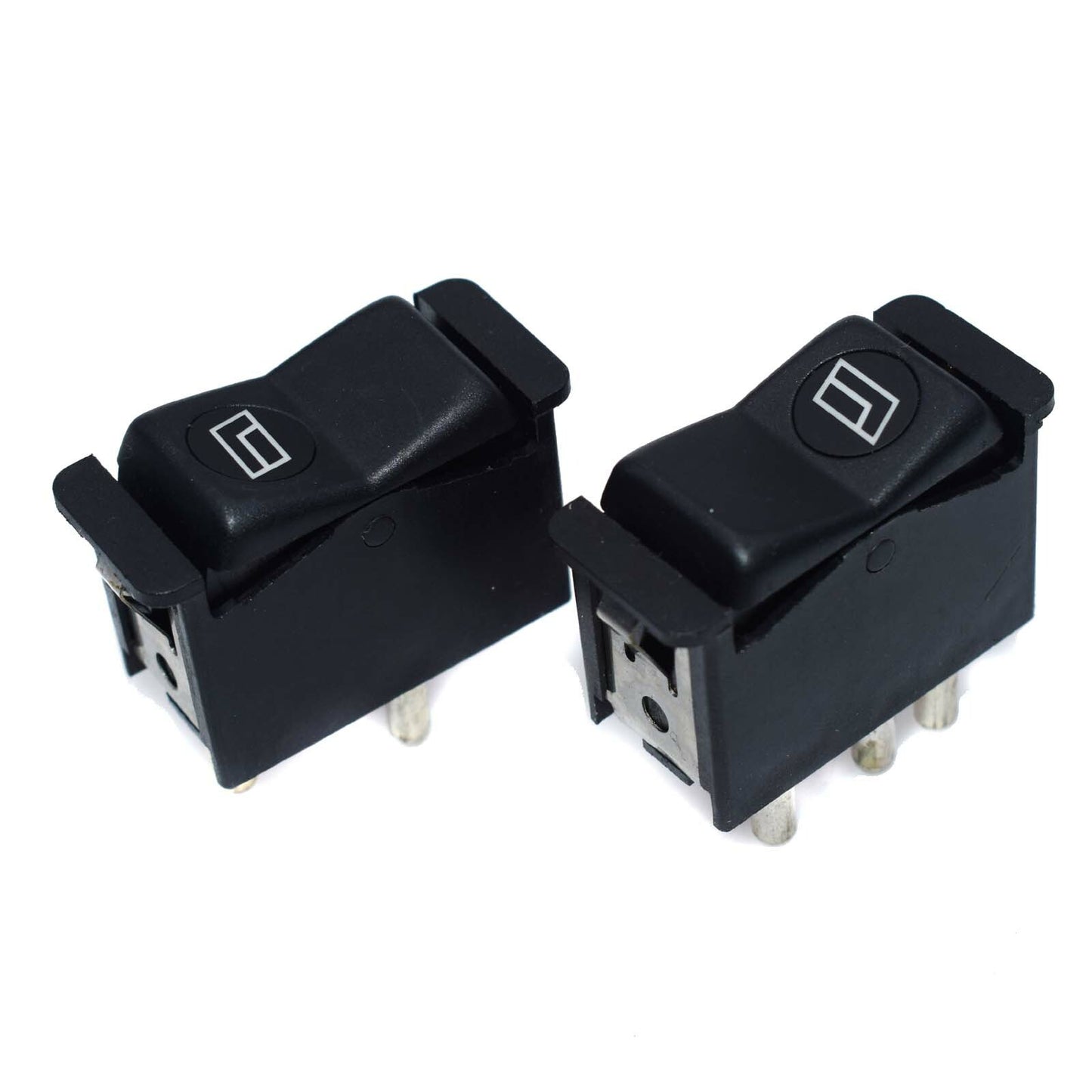 A set of 2 front L+R window switches suitable for Mercedes-Benz R107 380SL 560SL