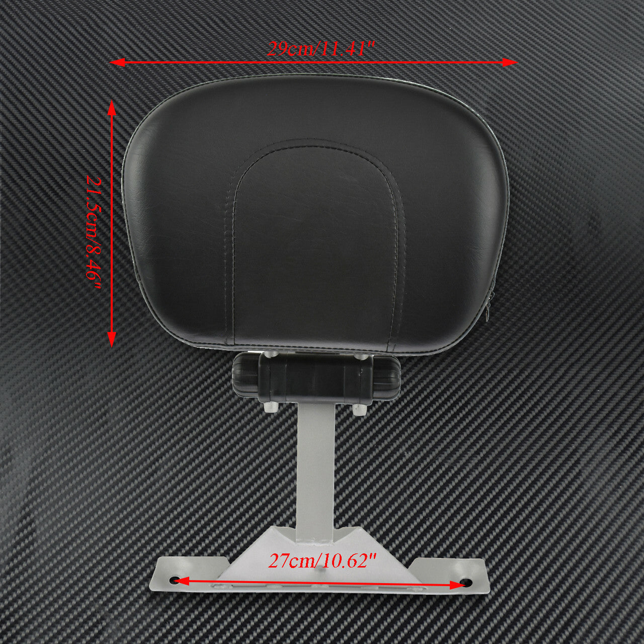 Adjustable Sissy Bar Driver Backrest Pad Fit for BMW R1200GS ADV R1200GS LC 2013