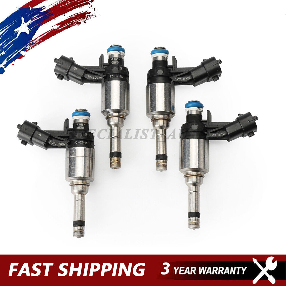 4PCS Fuel injector Fits for Hyundai for Tucson 2016 2017-2018 1.6L 9041050014 FJ1146