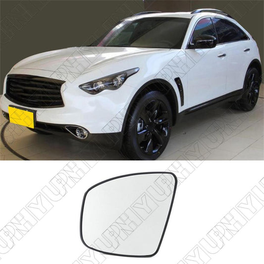 Left Side Heated Mirror Glass with Backing for Infiniti EX35 FX35 FX50 QX50 QX70