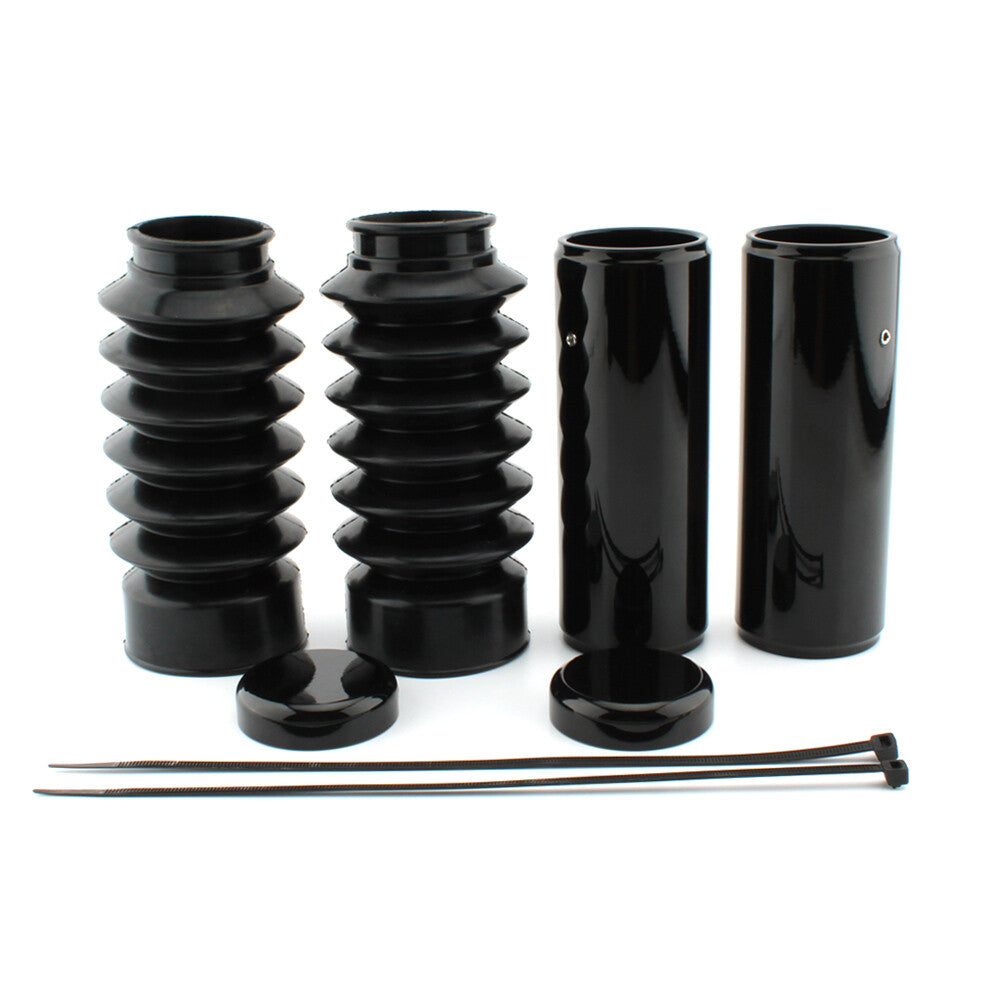 Motorcycle Front Fork Cover Gaitors Boot Upper Fork Cap Kit for Harley x48 16-24