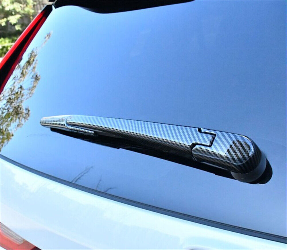 Carbon Fiber Rear Window Rain Wiper Blade Cover Trims for Honda CR-V 2023-2024