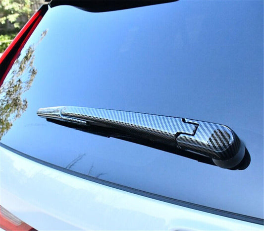 Carbon Fiber Rear Window Rain Wiper Blade Cover Trims for Honda CR-V 2023-2024