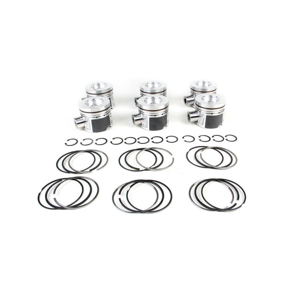 6x Pistons Rings Kit ¦µ83.01mm for VW Touareg for Audi A4 A5 A6 A7 for A8 Q5 Q7 3.0 TDI