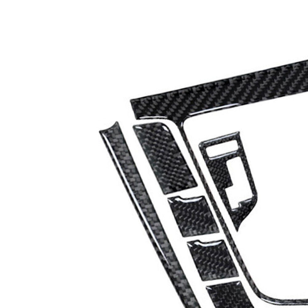 Carbon Fiber Interior Gear Shift Panel Cover Trim for Hyundai for Elantra 2016-2018