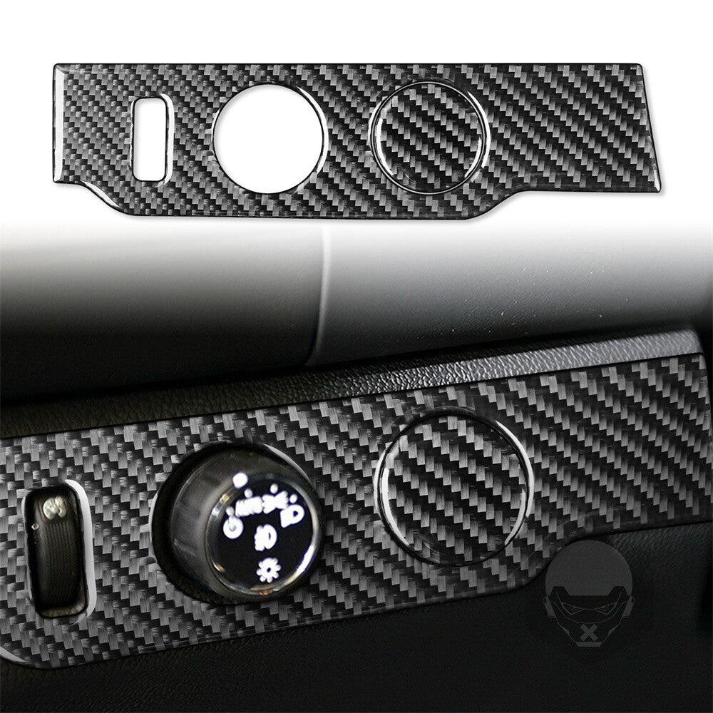 Carbon Fiber Headlight Switch Button Trim for Chevrolet Colorado / for GMC for Canyon 15+