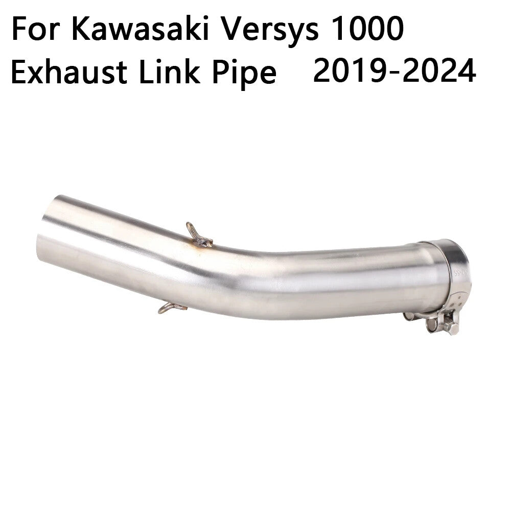 for Kawasaki 1000 (2019-2024) Stainless Steel Mid Pipe 51mm Slip-On Exhaust