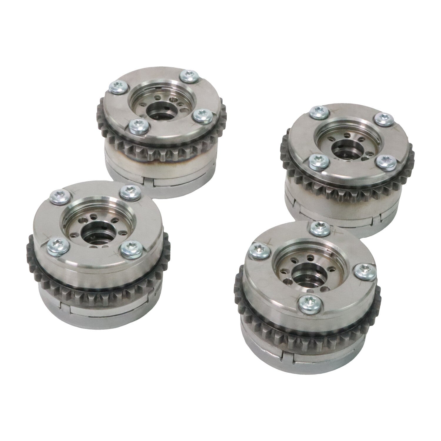 4Pcs Intake Exhaust L+R Camshaft Adjusters fit for Mercedes W166 M276 C43 W222 AMG