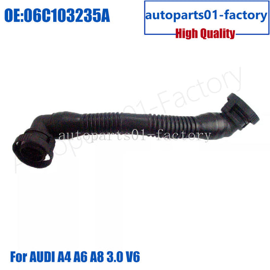 06C103235A Crankcase Vent Breather Hose for Audi A4 A6 for A8 Quattro 3.0 V6