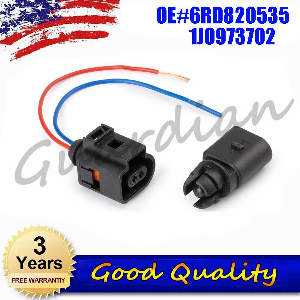 Ambient Air Temperature Sensor Connector Plug Pigtail 6RD820535 1J0973702 For