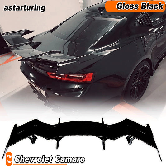 for Chevrolet Camaro Coupe 16-19 Gloss Black Rear Trunk Spoiler Racing Wing Lip
