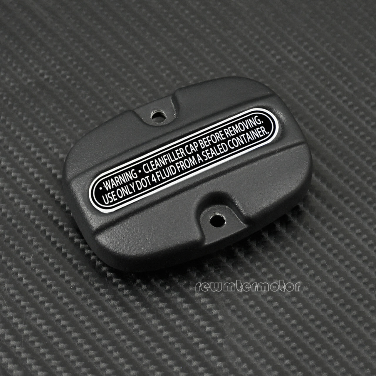Matte Rear Brake Master Cylinder Cover Fit for Harley Touring Road Glide 2008-19