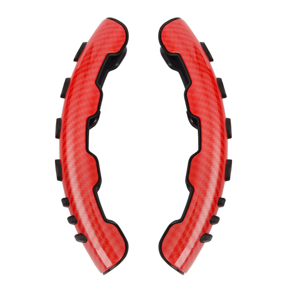 Carbon Fiber Red Steering Wheel Booster Cover for Honda for Civic Accord Non-slip