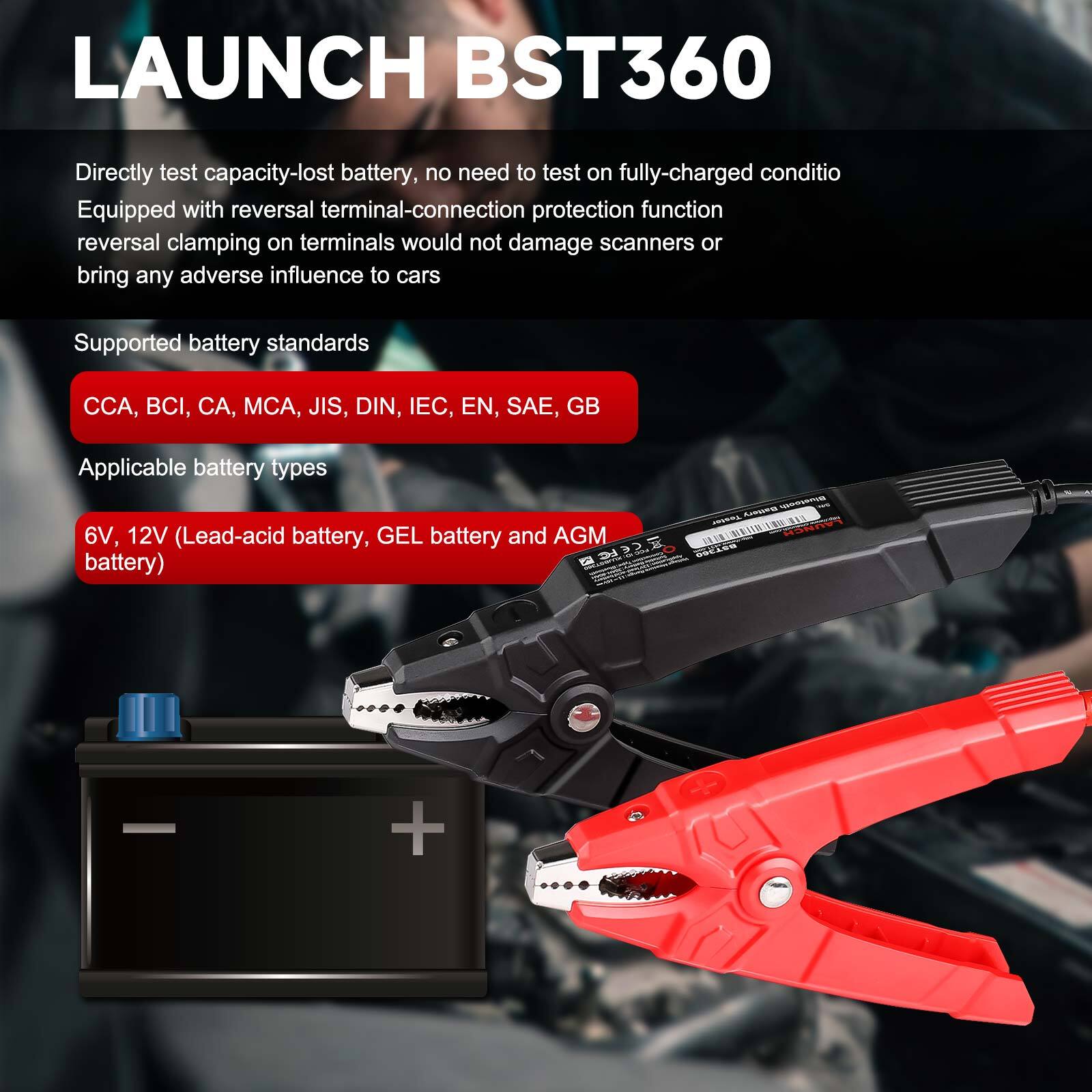 Launch X431 BST360 Bluetooth Battery Tester for X431 V+/X-431 PRO5/X431 PRO V4.0