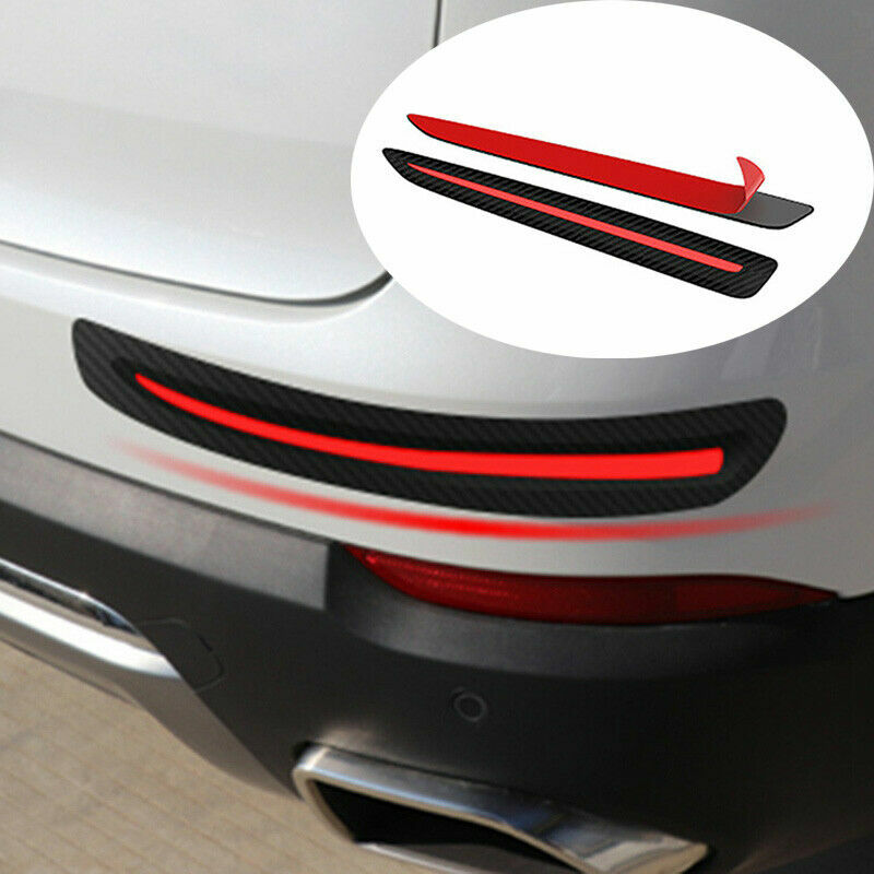 Universal Car Bumper Corner Protector Guard Cover Anti Scratch Rubber Sticker
