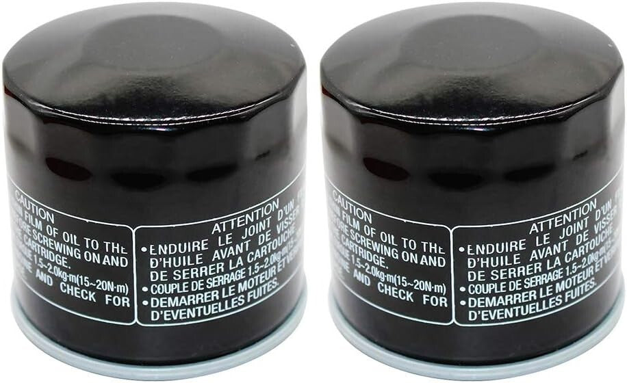 2x Oil Filter for SUZUKI DL650 V-STROM 2004-2012 / DL650A V-STROM 2007-2015