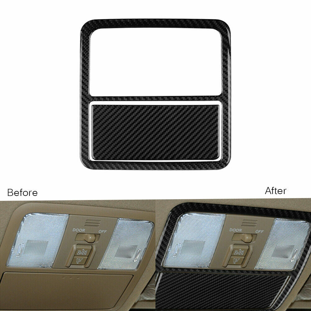 Carbon fiber interior reading light panel cover trim suitable for Toyota RAV4 2006-11