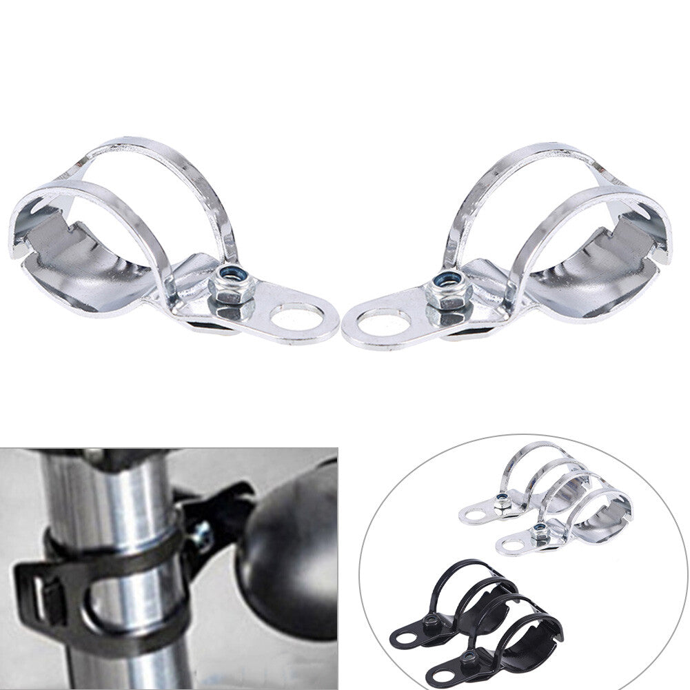 Motorcycle Fork Ear Clamp Turn Signal Light Mount Bracket Holder for Harley