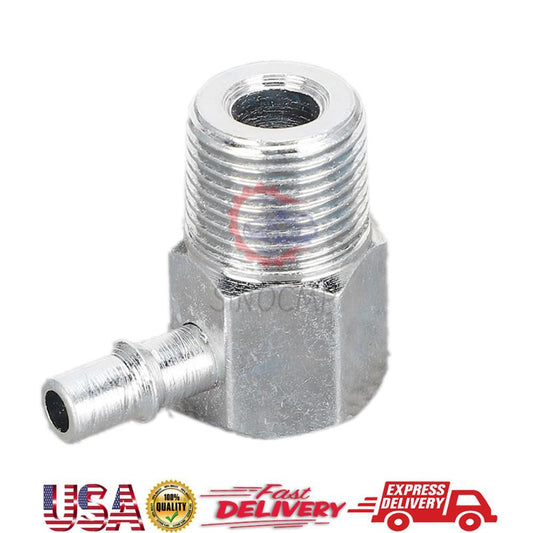 New Intake Manifold Vacuum Fitting 3/8NPT-1/4 Hose Nipple Tube 4535Z 90