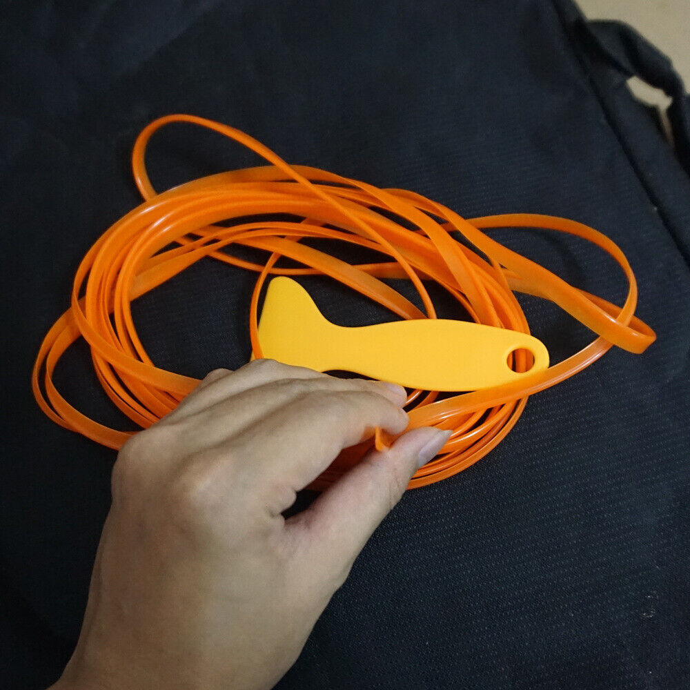 16ft/5m Orange Interior Strip Moulding Decoration Trim Gap Styling Dashboard Car