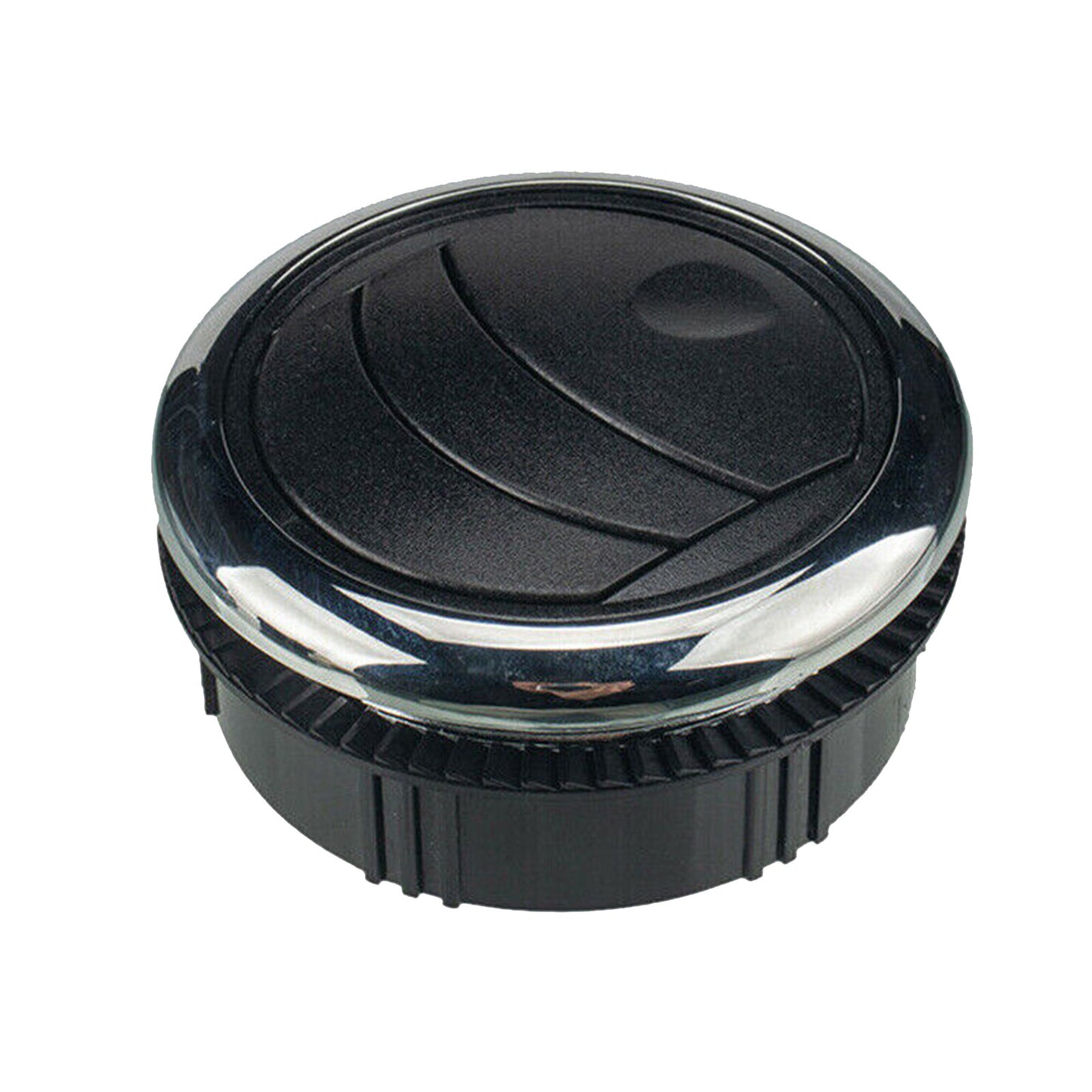Black ABS Vent Air Outlet Round Ceiling for Car RV Bus Truck Dashboard Modified