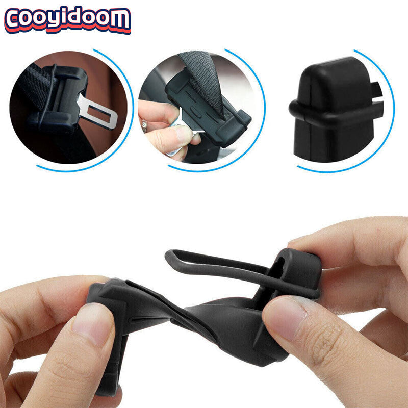 Universal Car for Seat Parts Belt Buckle Clips Silicone Anti-Scratch Protector Cover