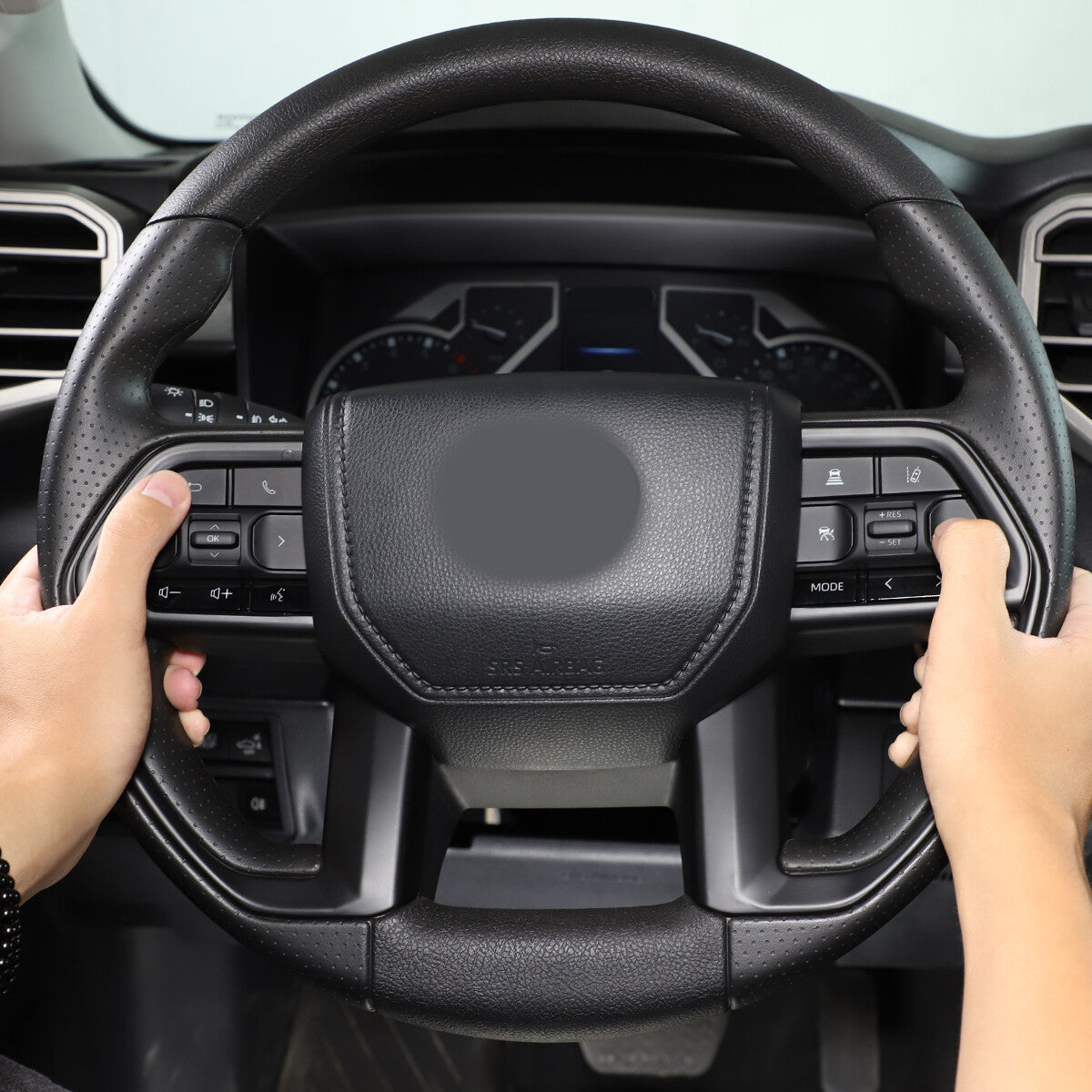 Matte black ABS side door handle protector for Toyota Tundr @ Sequoia 2007-2021