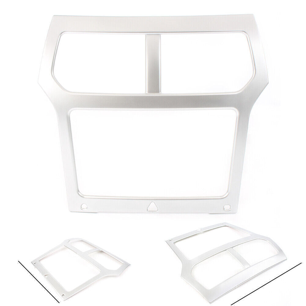 1x Car Interior Console Navigation Frame Cover Trim Fit for Ford Explorer 2011-2014