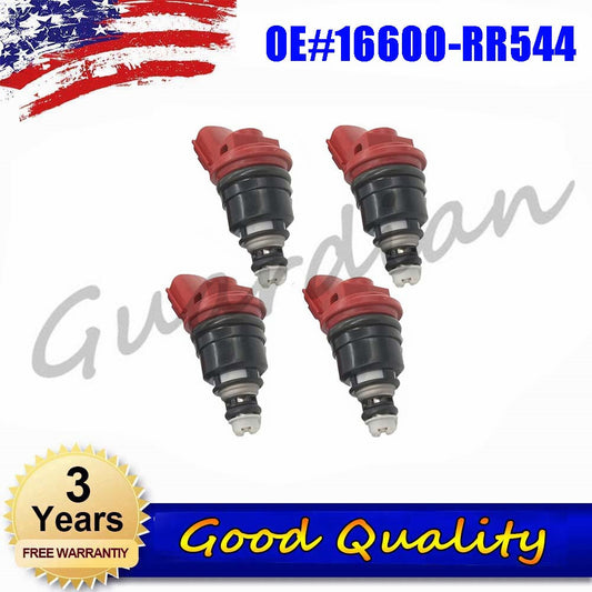 4-pack of fuel injectors 16600-RR544 suitable for Nissan Skyline R33 Terrano VG30E Stagera